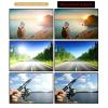 COTIA Polarized Reader Sunglasses for Mens Classic Full Lens Magnifying Outdoor Sports Reading Sun Glasses (red, 2.0, x) view 3