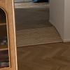 5" Rise Threshold Ramp, 880 Lbs Capacity Wheelchair Ramp, Wood Entry Ramp, Non-Slip Transition Ramp Doorways Mobile Threshold Rise Ramps(3.5" Rise/30x30x9cm) view 2