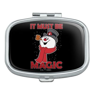 Frosty It Must Be Magic Rectangle Pill Case Trinket Gift Box