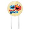 Sesame Street Elmo and Cookie Monster Best Buds Acrylic Cake Topper Party Decoration for Wedding Anniversary Birthday Graduation view 1