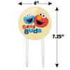 Sesame Street Elmo and Cookie Monster Best Buds Acrylic Cake Topper Party Decoration for Wedding Anniversary Birthday Graduation view 2