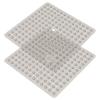 2Pack Shower Mats for Inside Shower, 20.87 x 20.87 Inch Non Slip Shower Mat with Suction Cups and Drain Holes, Fast Drying Bath Tub Mats, Shower Mats for Inside Shower, Easy Drying, Washable (Grey) view 1