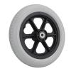 12in Solid PU Wheelchair Caster Non Slip Replacement Parts Gray for Wheelchairs Walkers view 1