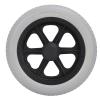 12in Solid PU Wheelchair Caster Non Slip Replacement Parts Gray for Wheelchairs Walkers view 4