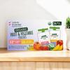 Variety Pack of Organic Fruit & Veggie Pouches  24 Count (Apple Strawberry Spinach & Apple Mango Carrot Peach) | No Added Sugar | Gluten-Free | Kosher | 3.17 oz Each view 3