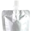 QQ Studio Double-Sided Silver Aluminum Spout Bags Stand-Up Drinking Liquid BPA-Free Pouch (50, 5oz (150ml)) view 3