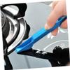 FELTECHELECTR Small Brush and Dustpan Multipurpose Cleaning Tool for Window Door Grooves Keyboard and Corner Dust Detachable Design Convenient Storage view 2