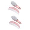 BIUDECO 2 Sets Newborn Hair Brush Comb Set Massage Brush for Baby Gentle on Sensitive Scalp Smooth view 1