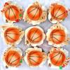 40Pcs Basketball Edible Cupcake Toppers Edible Basketball Cupcake Picks Balls Drink Topper for Sports Theme Baby Shower Boys Girls Basketballs Birthday Cake Cupcake Decorations view 3