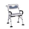 Shower Seat with Hand Shower Set,Folding Bench with Anti-Slip Rubber Tips,Foldable Bathroom Stool Foldaway Shower Chair Adjustable 330Lb Capacity for Senior Handicap Disabled view 1
