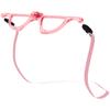 Eyekepper Handhold Magnifier Folding Reading Glasses Metalless Screwless Readers with Neck Strap - Pink +2.50 view 1