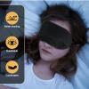 NICEMOVIC 10 Pcs Blindfold Sleep Eye Masks for Party Games Adults Couples Travel, Party Favors for Men Adults, Individually Wrapped Sleep Masks Bulk for Women Men Kids, Eye Covers for Sleeping (Black) view 4