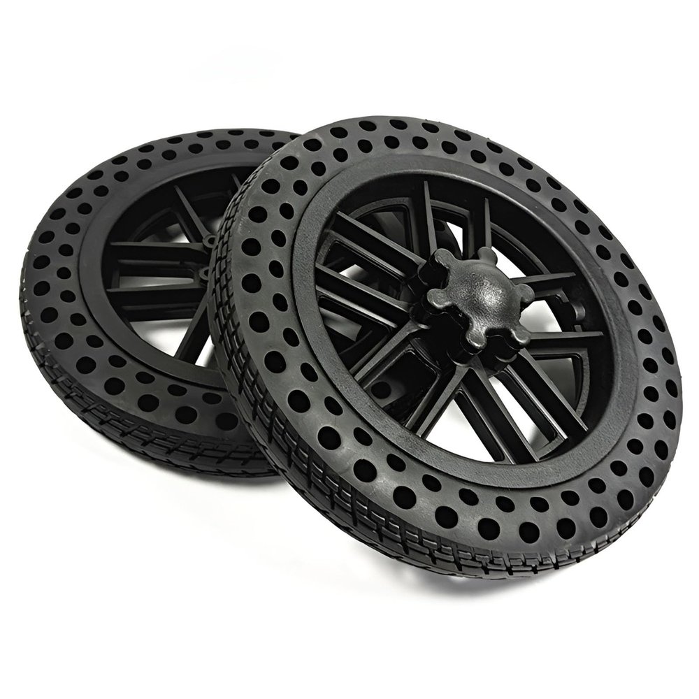 10 Inch Electric Wheelchair Replacement Wheel 10x1.50 Solid Wheelchair Front Wheels Non-Inflatable Honeycomb Wheel