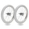 16 Inch Rear Wheels for Wheelchair 16x1.75 Manual Wheelchairs Wheel Replacement Non-Inflatable Solid Tires with 1/2" Bearing view 1