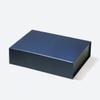 Geoto 8x6x2.17in B6 Size Luxury Rigid Magnetic Closure Collapsible Gift Box,Foldable Boxes for Gift Wrapping Wholesale(Navy Blue) view 1