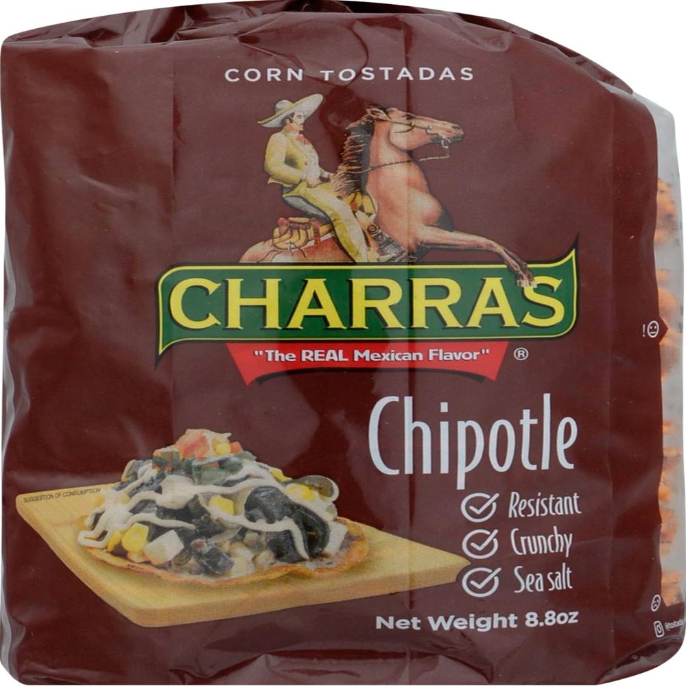 Charras, Chipotle Tostadas, 8.8 Ounce