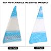 Dotted Sweet Corn Bags 50 C Cone Sd Treat Corn Bags Treat Cellophane with Tie Cherry (Blue 4 silk*17CM*30CM) view 2
