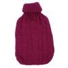 LENmzpomA Hot Water Bag,Large Knitted Hot Water Bag Cover Warm Cold-Proof Heat Preservation Hot Water Bottle Cover for Winter Keep Warm(Red) view 1