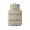 LENmzpomA Hot Water Bag,Hot Water Bottle Injection Water Explosion-Proof Hand Warmer Portable Winter Student Warm Water Bag/Pink(Light Gray) view 1