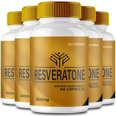 Resveratone Capsules, Resveratone Advanced Formula Pills - Maximum Strength, Resveratone Keto Capsules, Resveratone Pills Official Formula, Resveratone Keto Capsules Reviews (5 Pack)