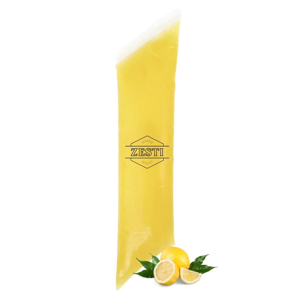 Spun Gold Lemon Pie & Pastry Filling 2 lb Squeeze Tube with ZESTI Spatula Knife Non-Soaking Lemon Filling for Pies, Pastries, Cakes, and Cookies Bakery & Home Baking