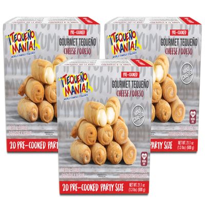 Gourmet Cheese Tequeos Party Pre-Cooked - 60ct