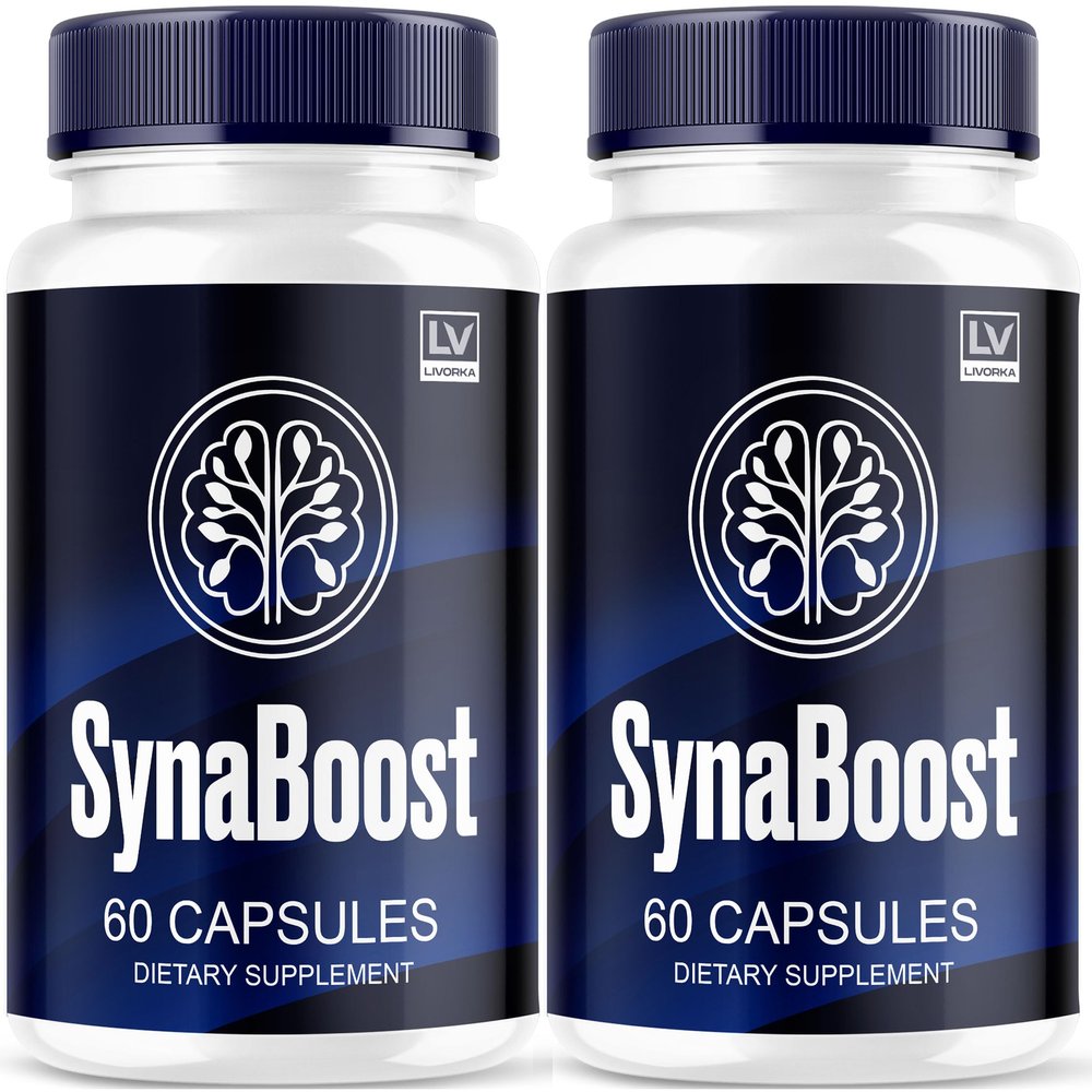 (2 Pack) Synaboost, Syna Boost, Synaboost Capsules, Synaboost Brain & Focus, Synaboost Brain, Synaboost Advanced Formula Capsules, Synaboost Supplement, 120 Capsules for 2 Months