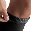NuVein Medical Compression Stockings, 30-40 mmHg Support, Women & Men Thigh Length Hose, Open Toe, Black, X-Large view 3