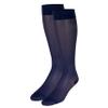 NuVein Sheer Compression Stockings, 15-20 mmHg Support, Women's Medium Denier Nylons, Knee High, Closed Toe, Purple, 3X-Large view 1