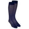 NuVein Sheer Compression Stockings, 15-20 mmHg Support, Women's Medium Denier Nylons, Knee High, Closed Toe, Purple, 3X-Large view 3
