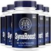(5 Pack) Synaboost, Syna Boost, Synaboost Capsules, Synaboost Brain & Focus, Synaboost Brain, Synaboost Advanced Formula Capsules, Synaboost Supplement, 300 Capsules for 5 Months view 1