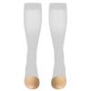 NuVein Sheer Compression Stockings, 15-20 mmHg Support, Fashionable Medium Denier, Knee High, Open Toe, White, 2X-Large view 1