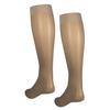 NuVein Sheer Compression Stockings, 15-20 mmHg Support, Women's Medium Denier Nylons, Knee High, Closed Toe, Taupe, X-Large view 3