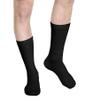 NuVein 15-20 mmHg Medical Compression Socks, Mid Calf Crew Length, Padded Cushion Foot, Black, Small view 4