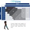 NuVein Compression Pantyhose, 15-20 mmHg Support, Women's Sheer Nylon Hosiery Tights, Closed Toe, Ivory, Medium view 2