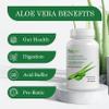 AloeCure Organic Aloe Vera Capsules, 130,000mg Inner Aloe Leaf Equivelant per Serving, Support Gut Health & Digestive Comfort, Stomach Acid Buffer, Natural Immune Supplement, Aloin Free, 60 Capsules view 2