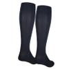 NuVein Women's Compression Socks, 15-20 mmHg Support, Rib Knit Pattern, Over Calf Knee High, Navy, Medium view 3