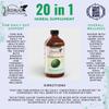 Soursop Bitters Liquid 32 Ounces - 64 Servings - 20 Herb Formula with Soursop, Moringa, Sea Moss, Turmeric, Ginger & Cayenne | Gut Health, Natural Cleanse & Daily Wellness | Vegan & Organic view 3