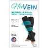NuVein Sheer Compression Stockings, 15-20 mmHg Support, Fashionable Medium Denier, Knee High, Open Toe, Navy, Small view 1