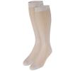 NuVein Sheer Compression Stockings, 15-20 mmHg Support, Women's Medium Denier Nylons, Knee High, Closed Toe, Ivory, Small view 1