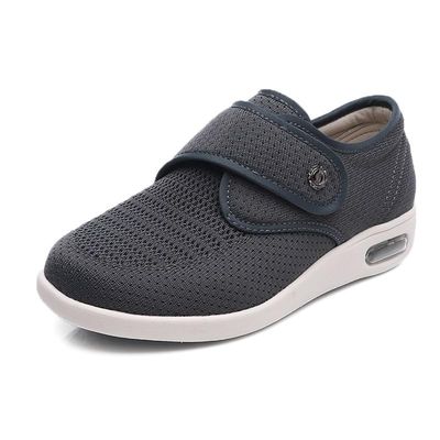 Jesajemi Diabetic Shoes for Women, Gray, 5