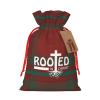 TIPKMRLE Rooted in Christ Christmas Bag Reusable Christmas Fabric Drawstring Gift Bags view 1