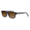 DEBSPECS William XL Bifocal Reading Sunglasses for Men - Large Magnification for Reading, Close-Up Work - Rectangle Shape (Matte Black/Brown, 2.5, Diopters) Custom Made to Order view 1