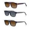 DEBSPECS William XL Bifocal Reading Sunglasses for Men - Large Magnification for Reading, Close-Up Work - Rectangle Shape (Matte Black/Brown, 2.5, Diopters) Custom Made to Order view 2
