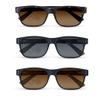 DEBSPECS William XL Bifocal Reading Sunglasses for Men - Large Magnification for Reading, Close-Up Work - Rectangle Shape (Matte Black/Brown, 2.5, Diopters) Custom Made to Order view 3