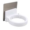 ABS Bathroom Shelf Storage Wall-Mounted Hair Dryer Holder Rack Organizer Hairdryer Bathroom Accessories Organization(White) view 1