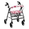 ZUXONGSY Pink Love Rollator Seat Cover Stretch Walker Seat Covers for Seniors Adjustable Rollator Seat Cushion Removable&Washable Seat Covers for Women view 1