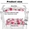 ZUXONGSY Pink Love Rollator Seat Cover Stretch Walker Seat Covers for Seniors Adjustable Rollator Seat Cushion Removable&Washable Seat Covers for Women view 4