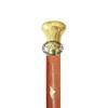 Brass Nautical Designer Walking Stick Men & Women Canes and Wooden 37 inch Handle Golden Natural Wood Rosewood (IIFD) view 2