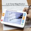 5 Inch Portable Video Digital Magnifier with Foldable Handle, Electronic Reading Aid, 26 Color Modes, Support AV Output to TV view 2